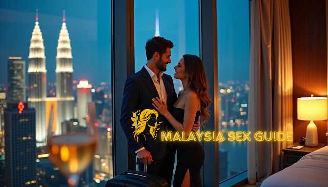 Couple enjoying a city view from a luxury hotel room at night